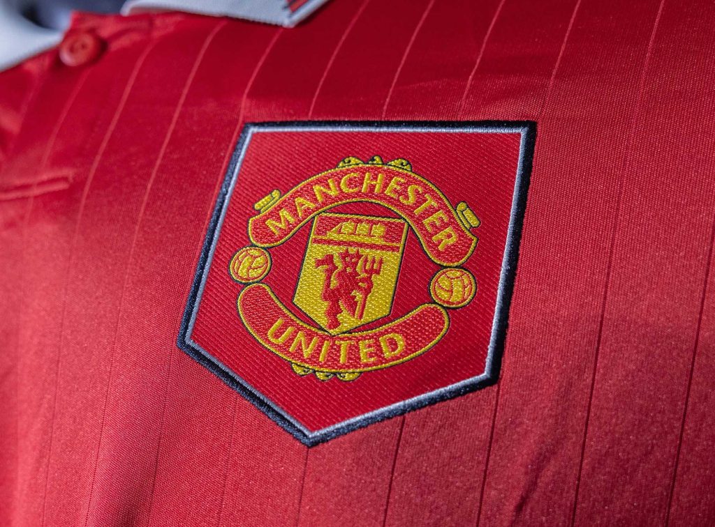 Bangkok,thailand-july,18:,Manchester,United,Logo,On,The,New,Home,Jersey