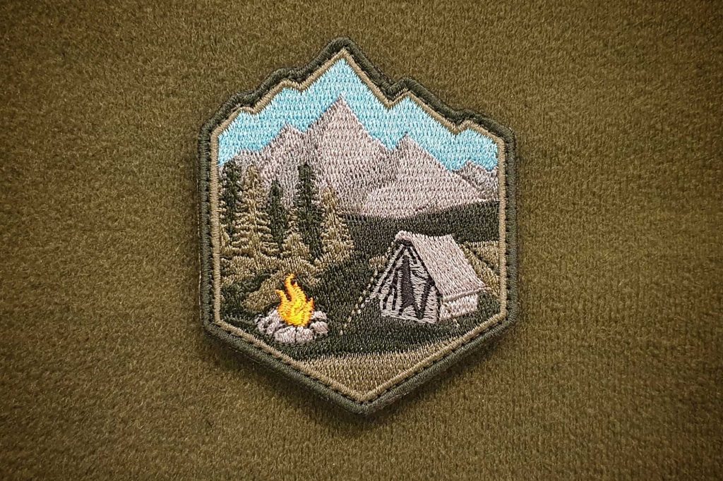 The,Outsider,Camp,Morale,Patch,Is,A,Velcro,Patch,Used